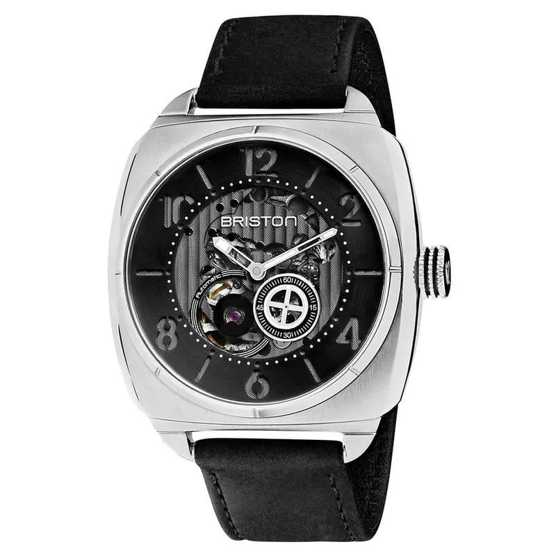 Briston Black Streamliner Skeleton Automatic Watch 201042.S.SK.1.CH