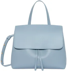 Calf Mini Lady Bag - Grey Blue