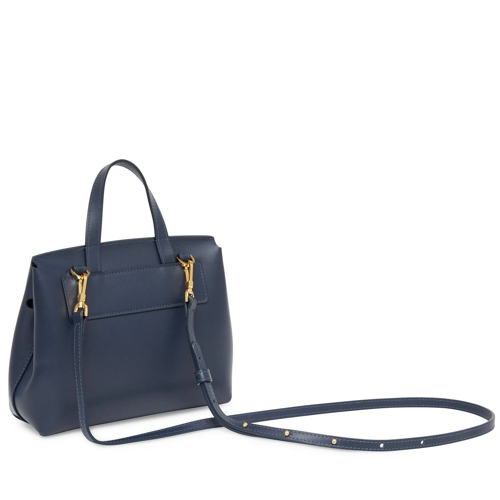 Calf Mini Mini Lady Bag - Blu