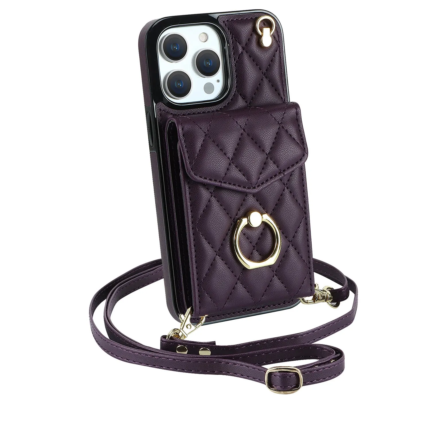 Card Phone Case Crossbody Organ Protective Leather Case