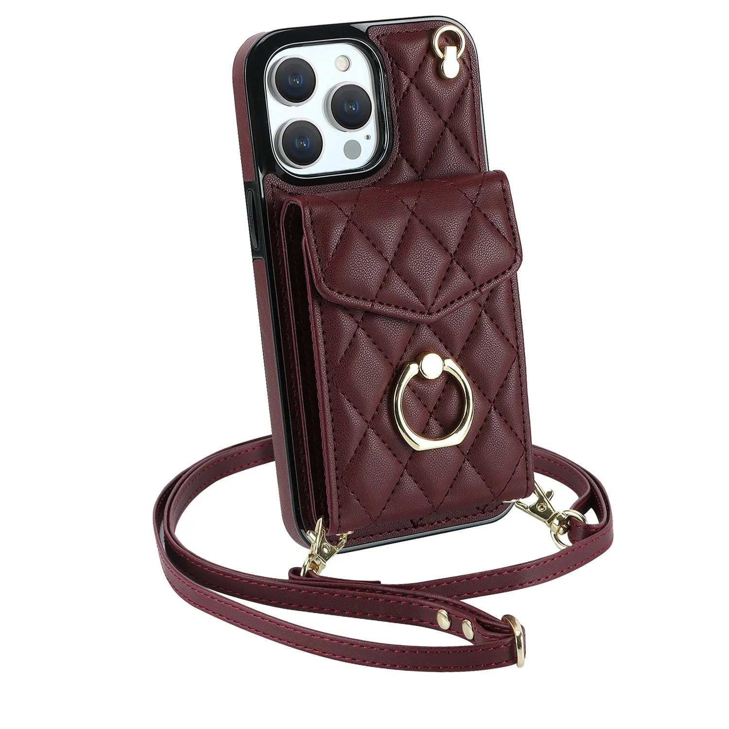 Card Phone Case Crossbody Organ Protective Leather Case