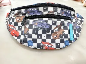 CARS CHECKS FANNY PACK