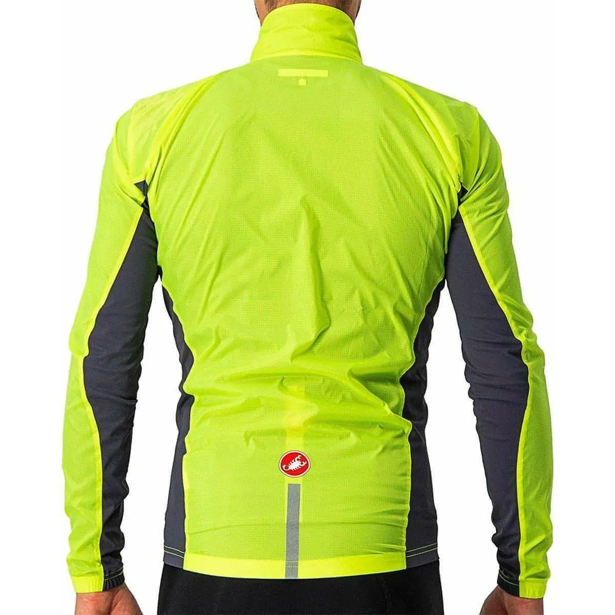 Castelli Squadra Stretch Mens Cycling Jacket - Yellow