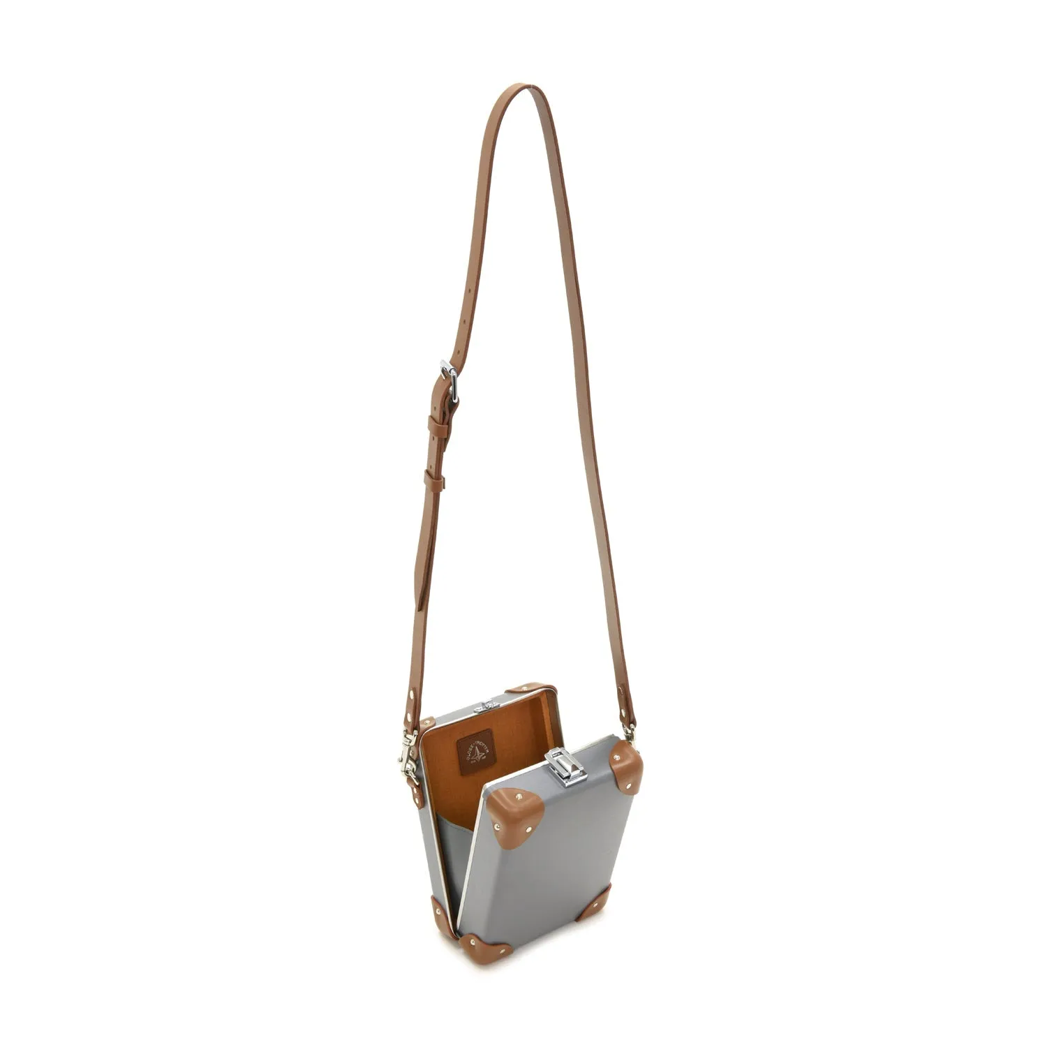 Centenary · Messenger Case | Grey/Caramel