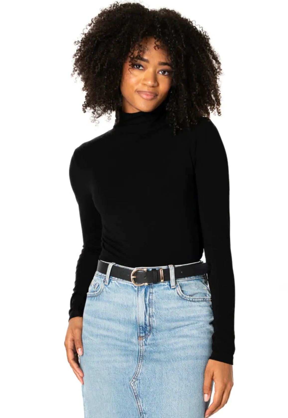 C'EST MOI BAMBOO SHORT TURTLE NECK