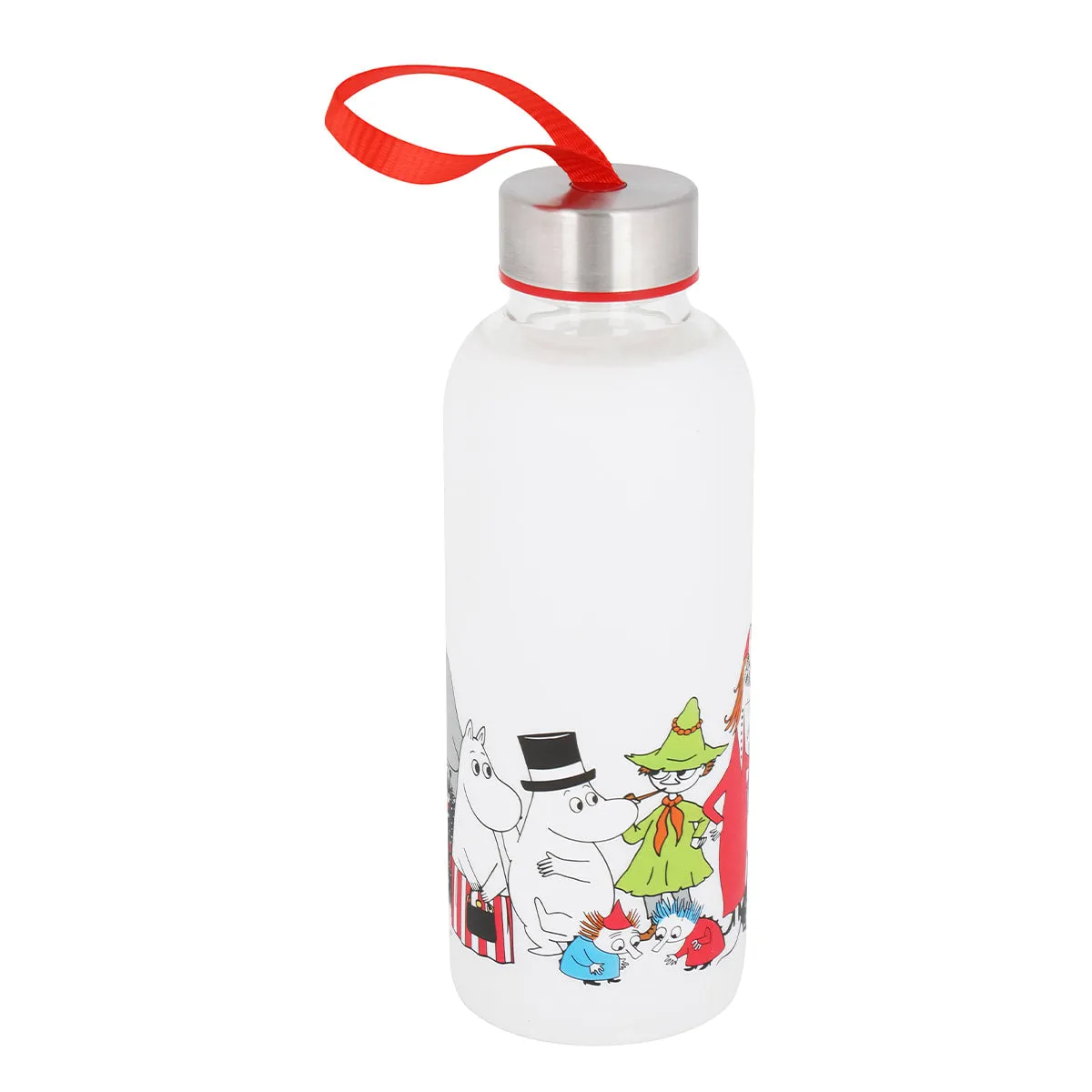 Characters Glass Bottle with silicone sleeve