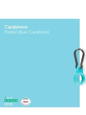 Chilly's Water  Bottle Carabiner Pastel Blue CBCARPABLU