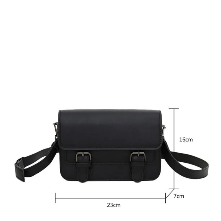 Classic Buckle Messenger Crossbody Bag