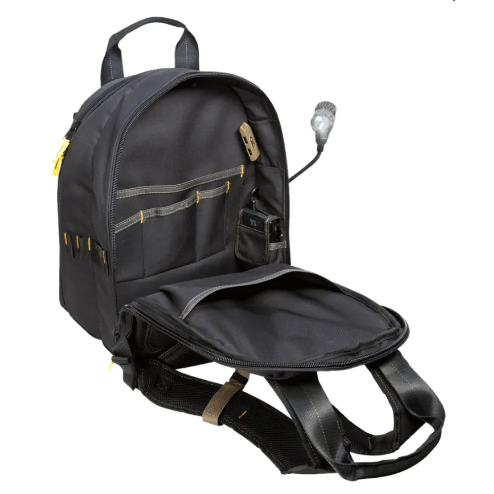 CLC Tool Backpack, USB E-Charge LED Lighted