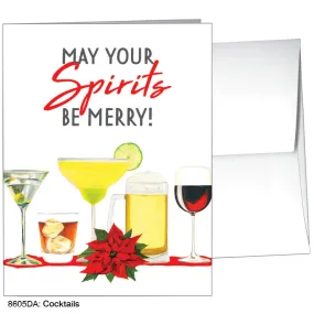 Cocktails, Greeting Card (8605DA)