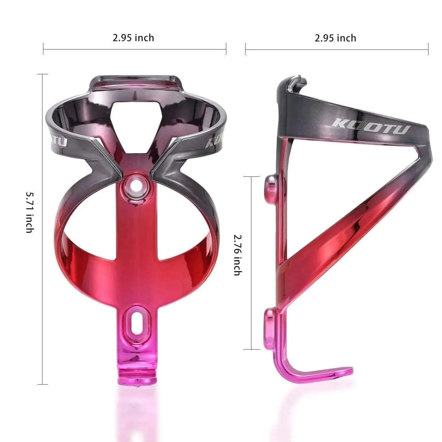 Colorful Electroplating Bottle Cage Water Bottle Holder Bracket