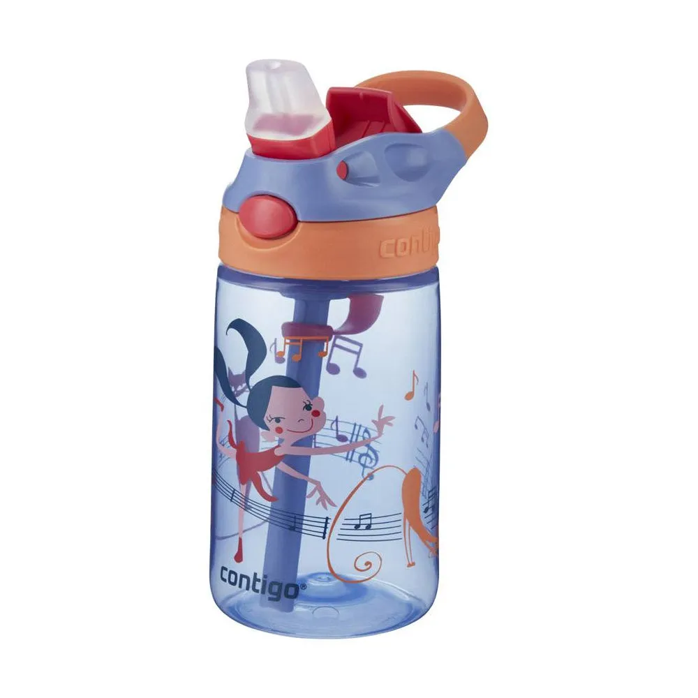 Contigo Kids Gizmo Flip 'Autospout' Straw Bottle 420ml - Wink Dancer