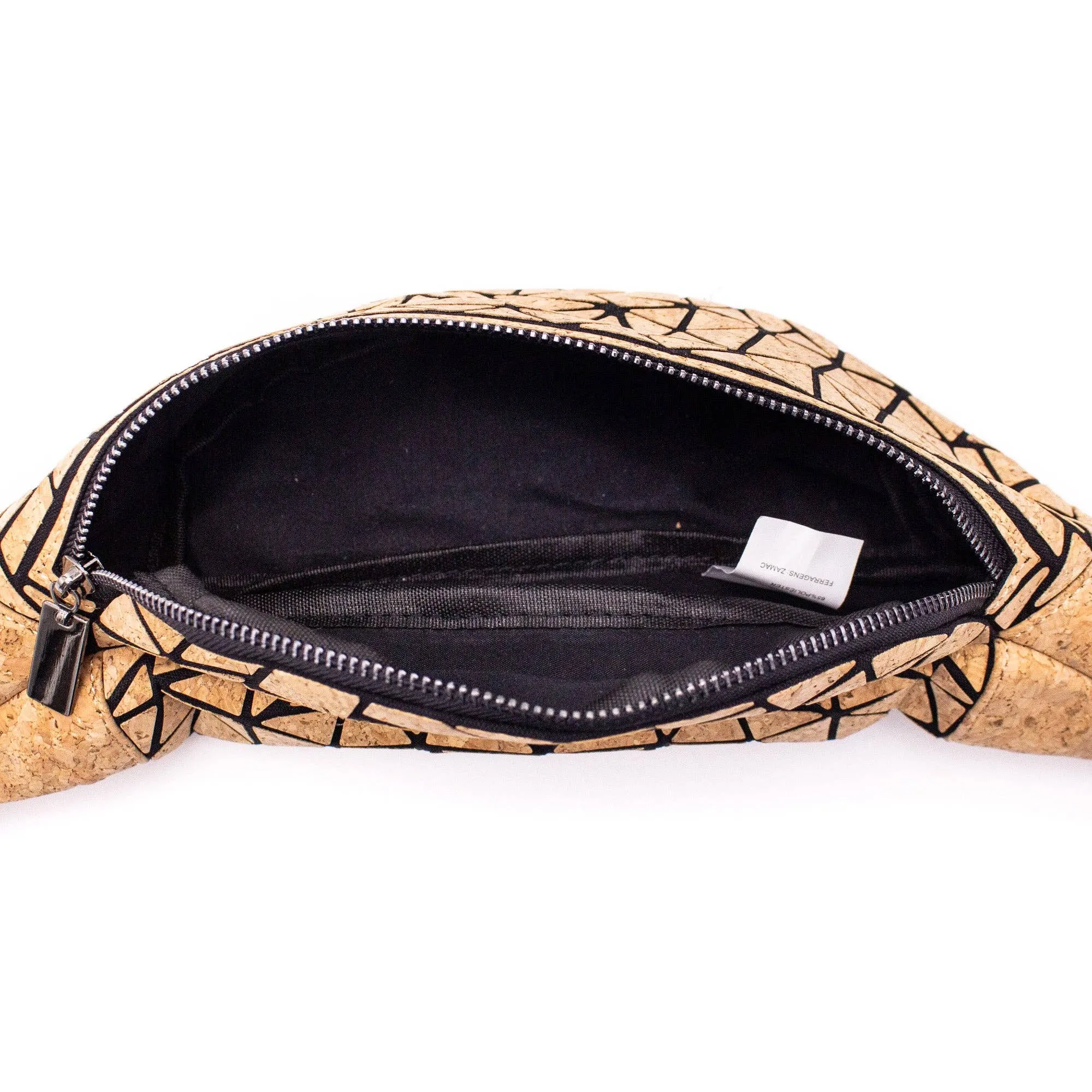 Cork Vegan Geometric Fanny Pack- BAG-2067