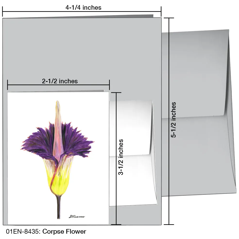 Corpse Flower, Greeting Card (8435)