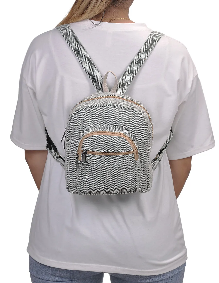 Cotton Mini Back Pack Bag