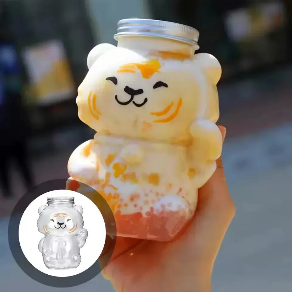 Cute Creative Animal PET Bottles (500 ml)