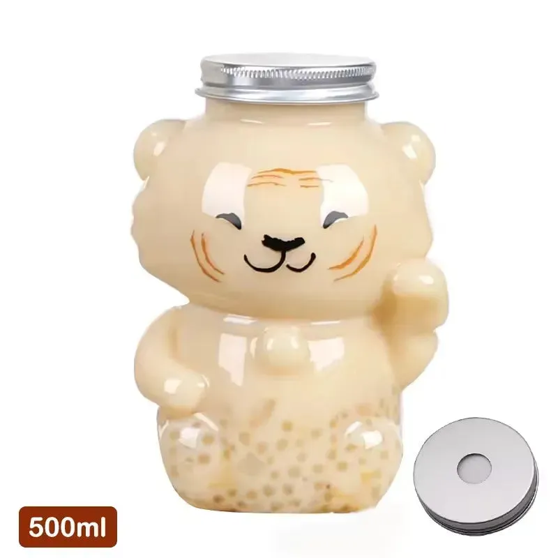 Cute Creative Animal PET Bottles (500 ml)