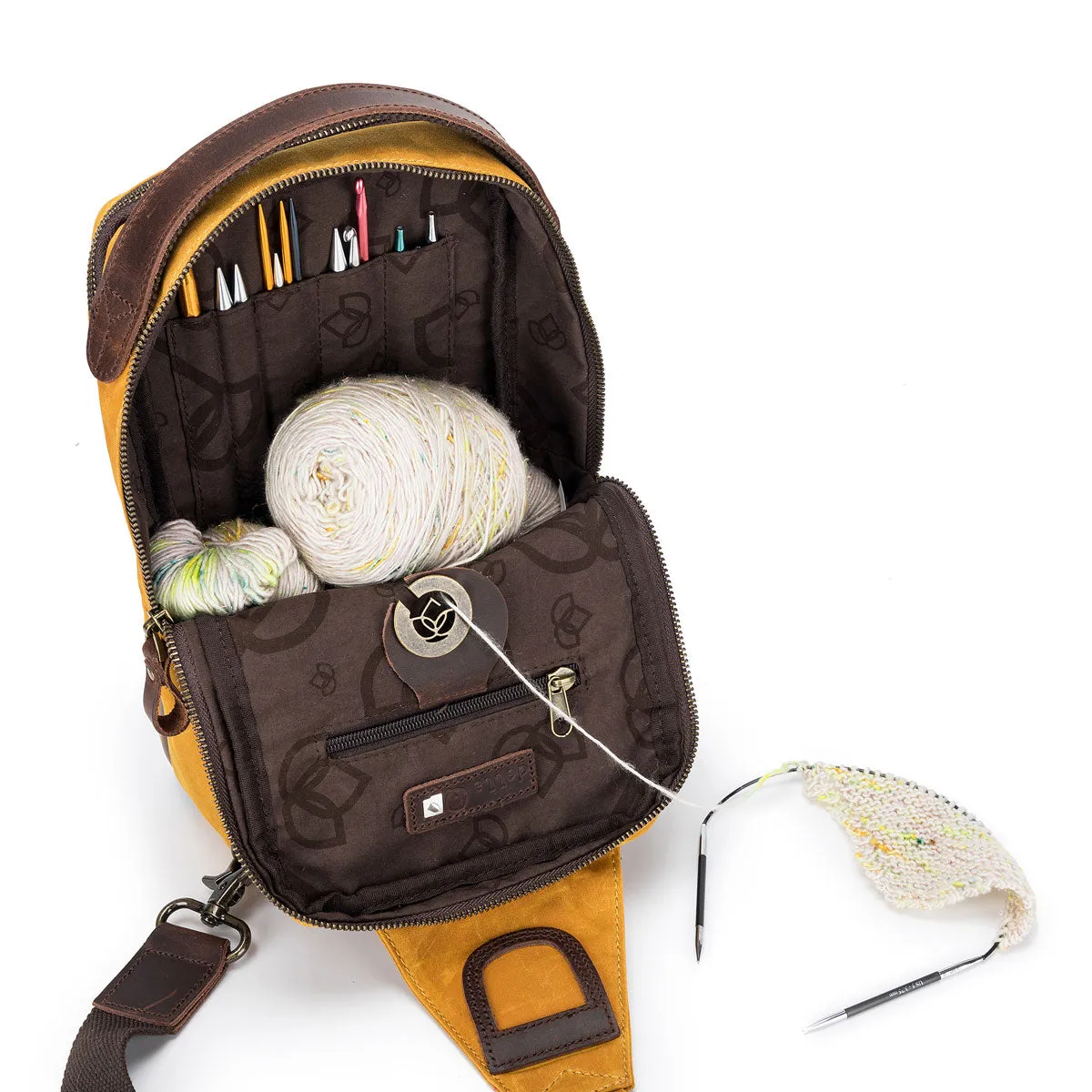 della Q Maker's Mini Messenger - Mustard