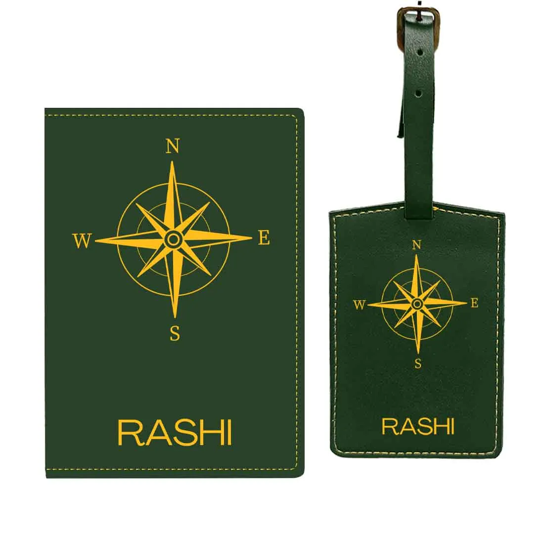 Designer Passport Cover Customized PU Leather Passport Cover and Luggage Tag Set