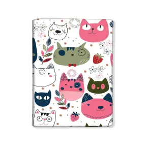 Designer Passport Cover - Cute Cats