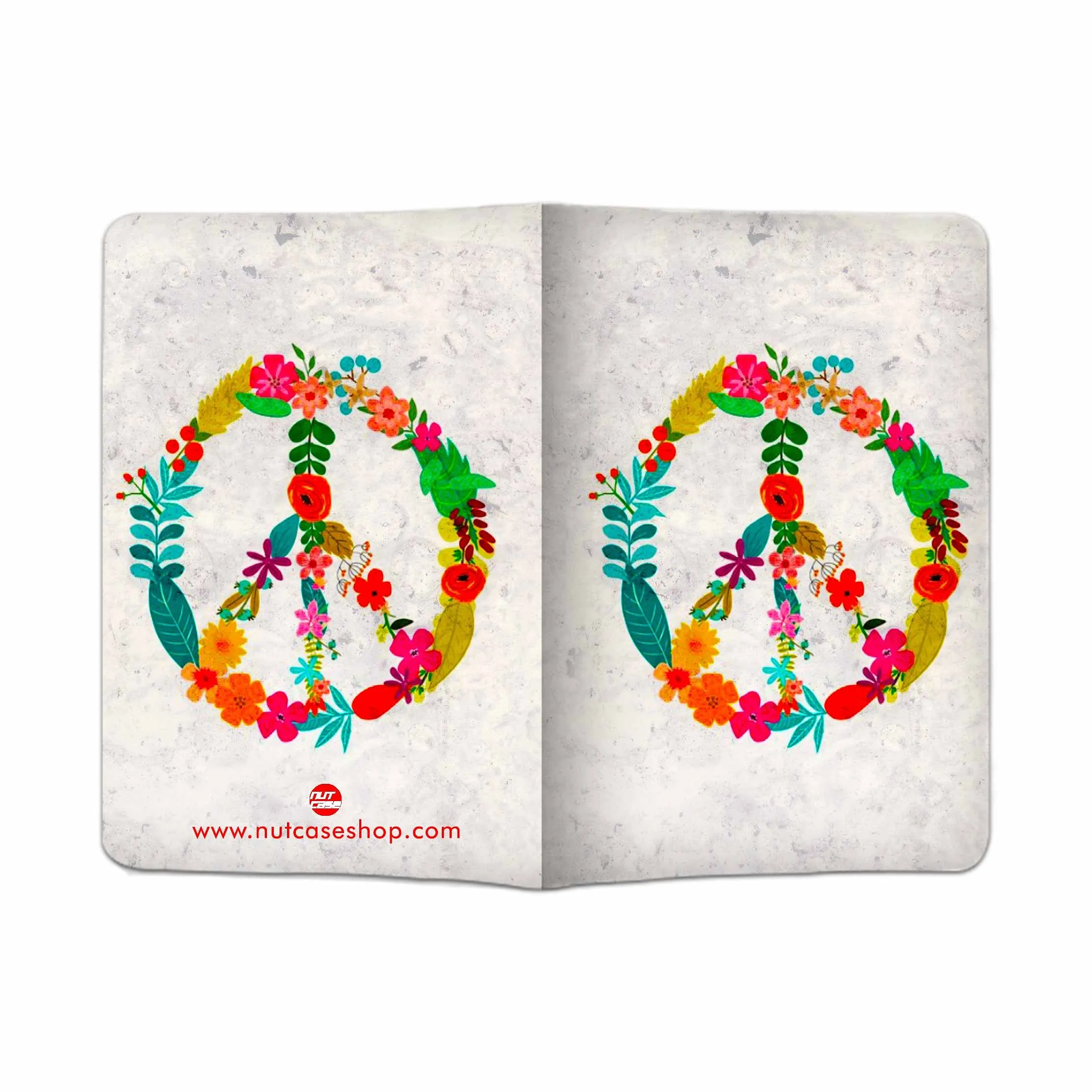 Designer Passport Cover - Floral Circle