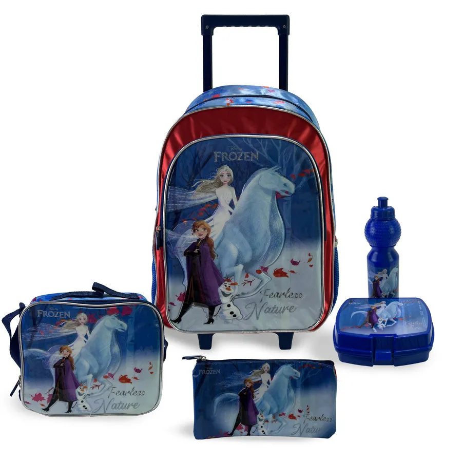 Disney Frozen Fearless By Nature 18" 5In1 Trolley Box Set