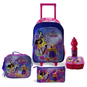 Disney Princess Courage Rocks 18" 5In1 Trolley Box Set