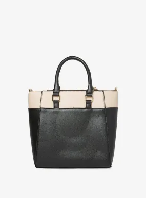 Dorothy Perkins Black Mini Colour Block Womens Tote Bag