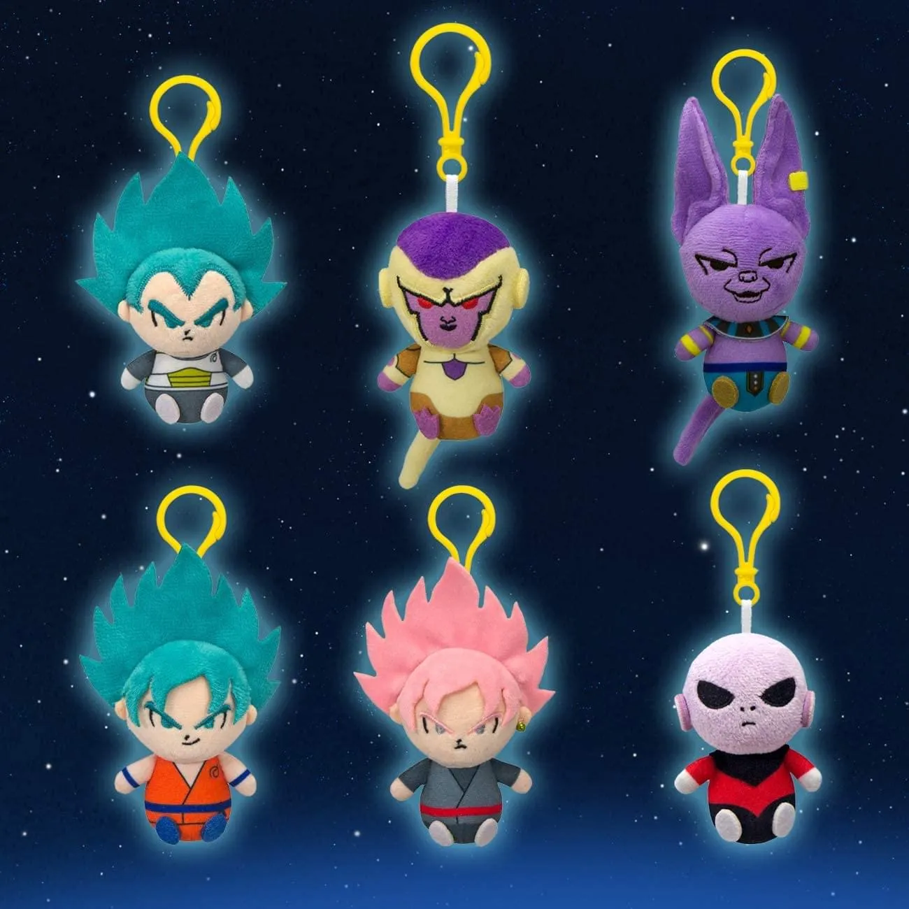 Dragon Ball Super 3 Inch Plush Backpack Hanger | One Random