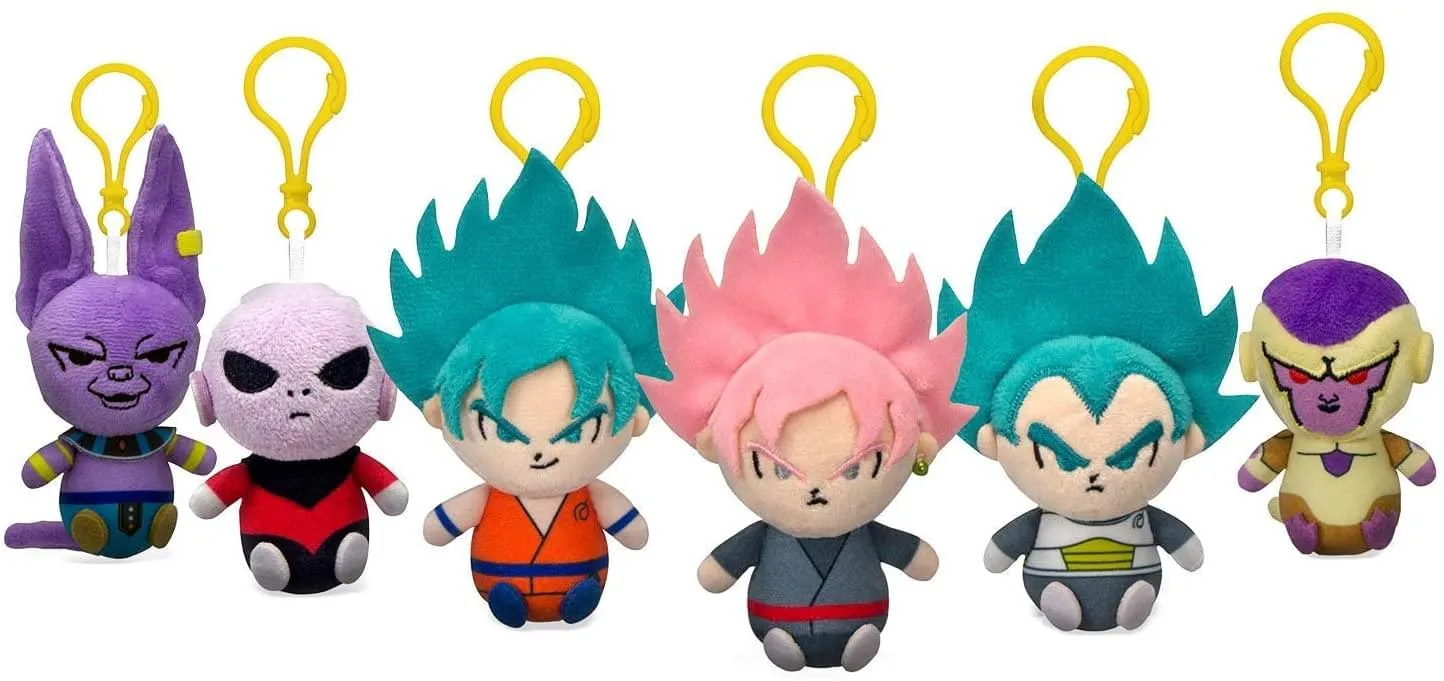 Dragon Ball Super 3 Inch Plush Backpack Hanger | One Random