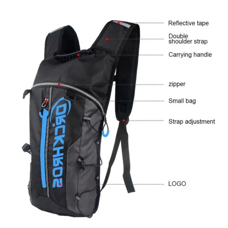 DRCKHROS DH115 Outdoor Running Sports Cycling Water Bag Backpack, Color: Black Green Water Bag