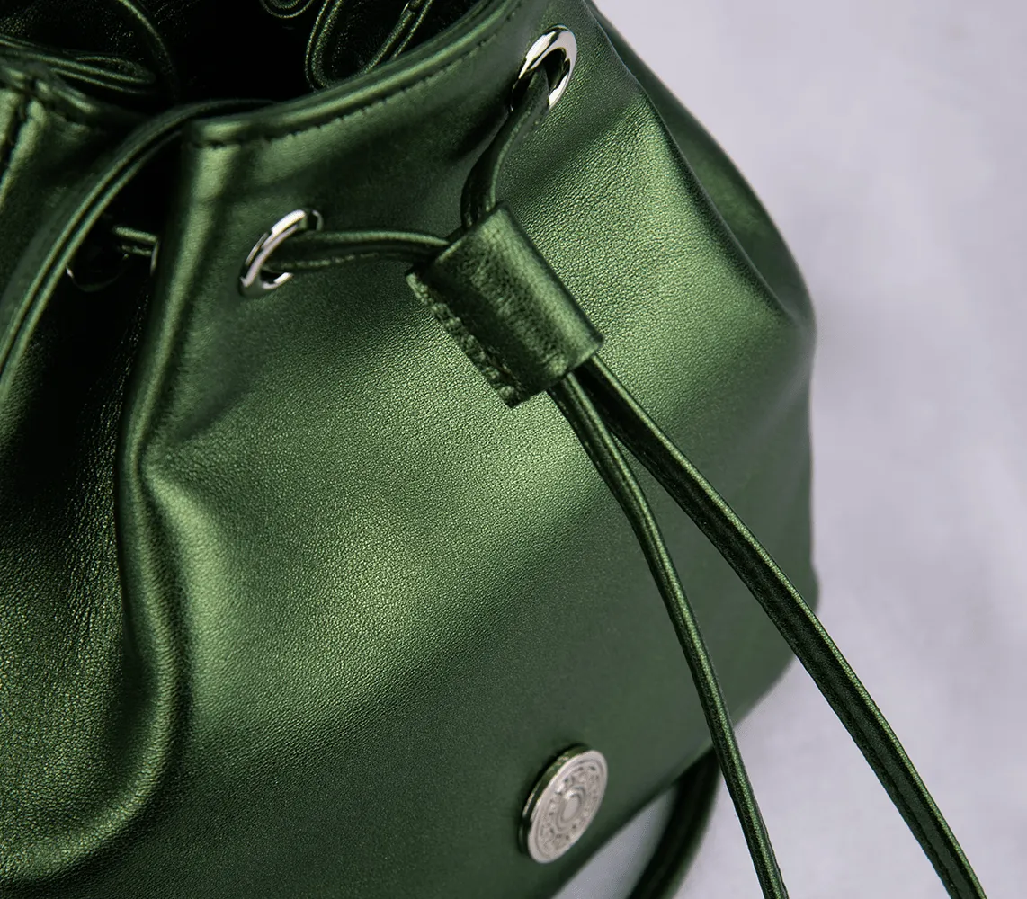 Dream Mini Bucket Bag Emerald