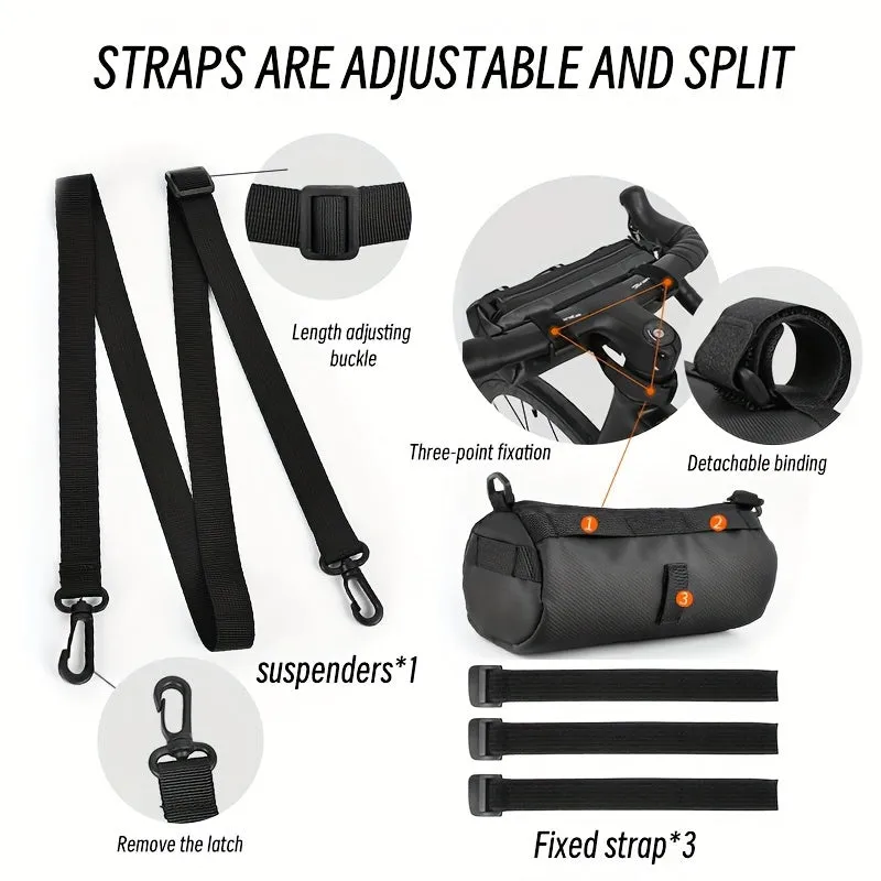 Durable Waterproof Handlebar Bag for Outdoor Mountain Biking