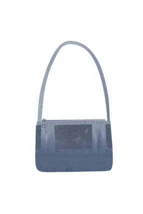 Earth Squared Navy Weave Messenger Bag