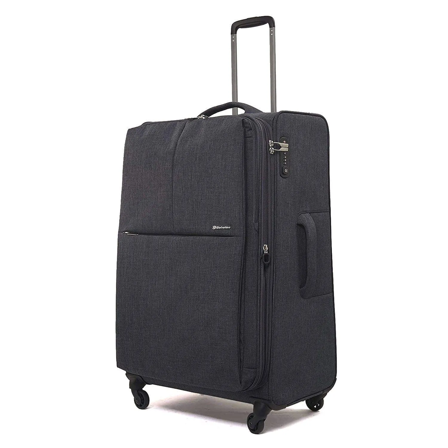 Echolac Gemini 28" 4 Double Wheel Check-In Luggage Trolley Dark Grey - CT807 Dark Grey 28