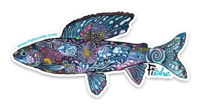 Enchanted Grayling Sticker