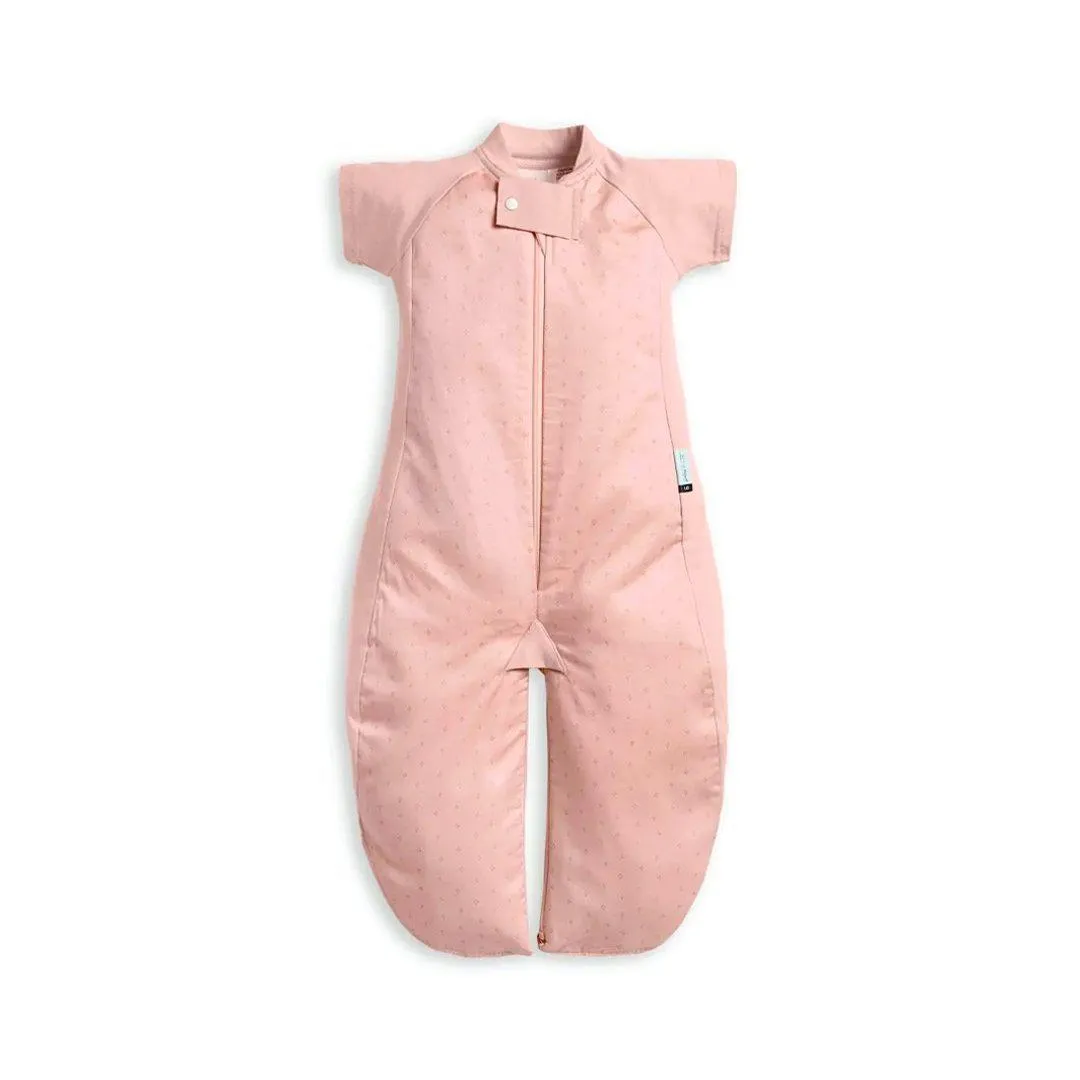 ergoPouch Organic All Year Short Sleeved 2 in 1 Sleeping Suit Bag - Berries - 1.0 TOG