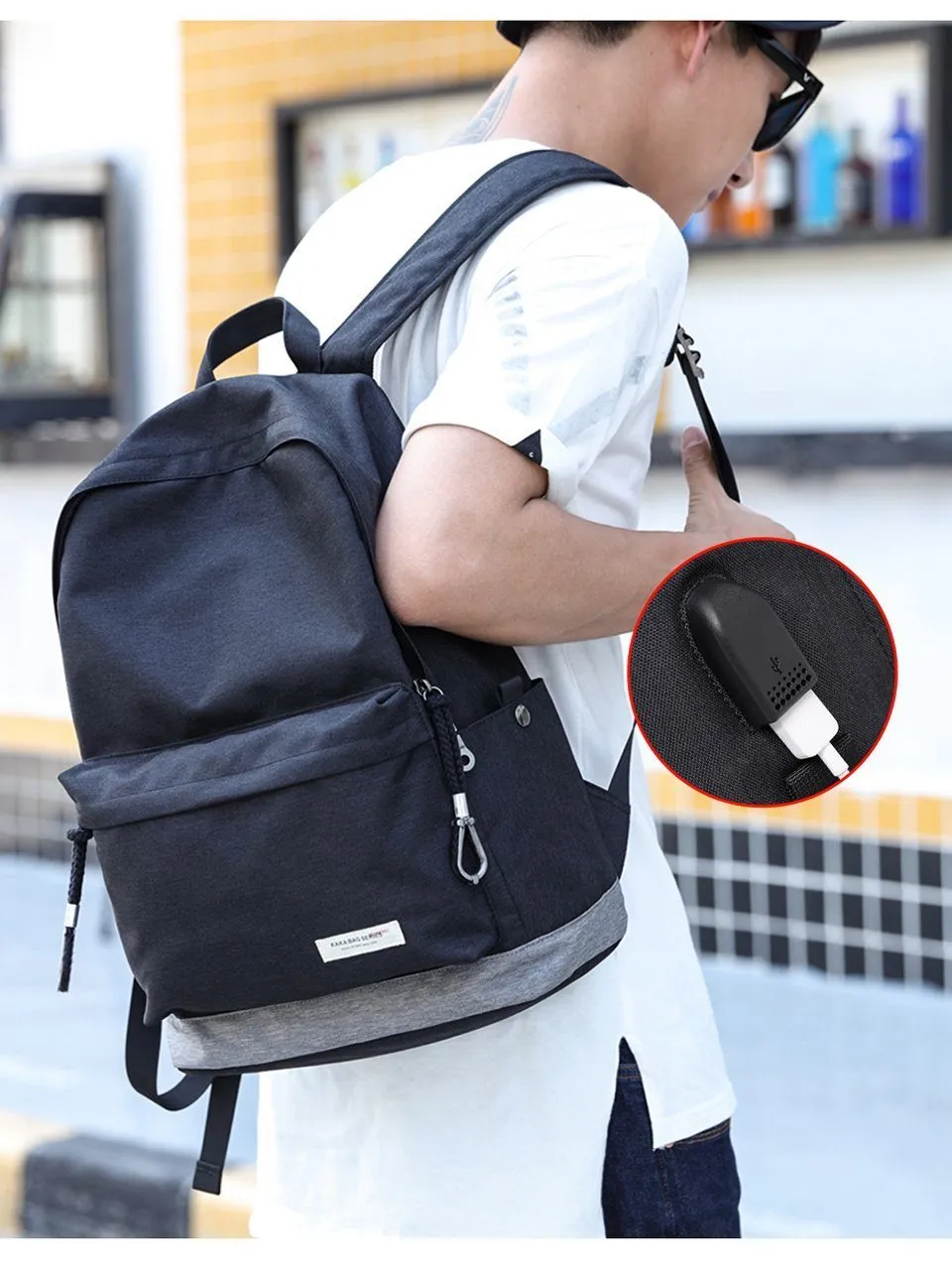 Exclusive Casual Backpack - USB Charging Waterproof