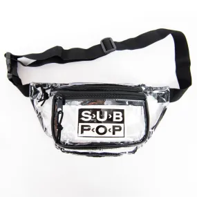 Fanny Pack Black Logo Clear