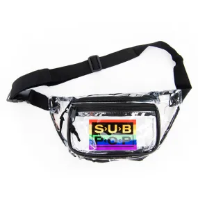 Fanny Pack Rainbow Logo Clear