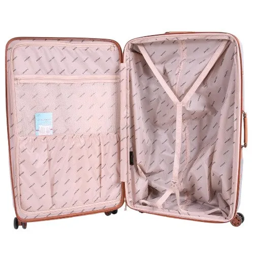 Fantana ABS With PC LICHEE Pattern 4 Wheel Spinner Trolley Case - 28" Large