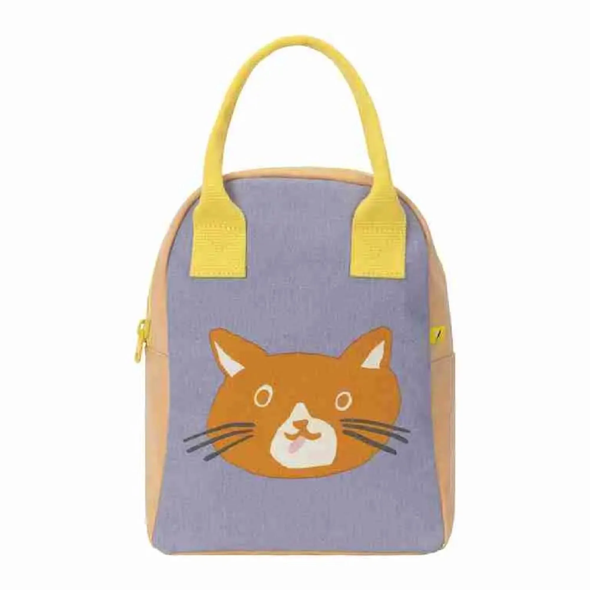 Fluf Zipper Lunch Bag - Cat