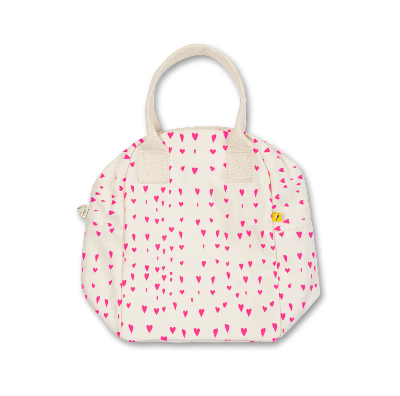 Fluf Zipper Lunch Bag - Tiny Hearts