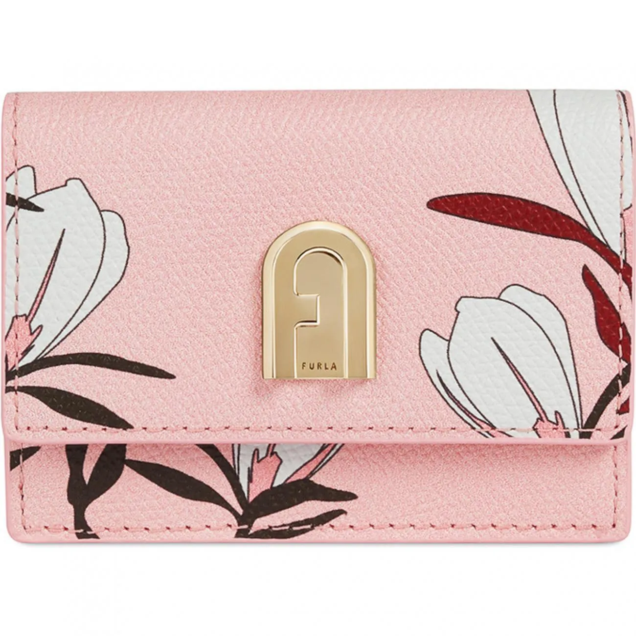 Furla 1927 Small Compact Tri-fold Wallet - Toni Rosa Chiaro