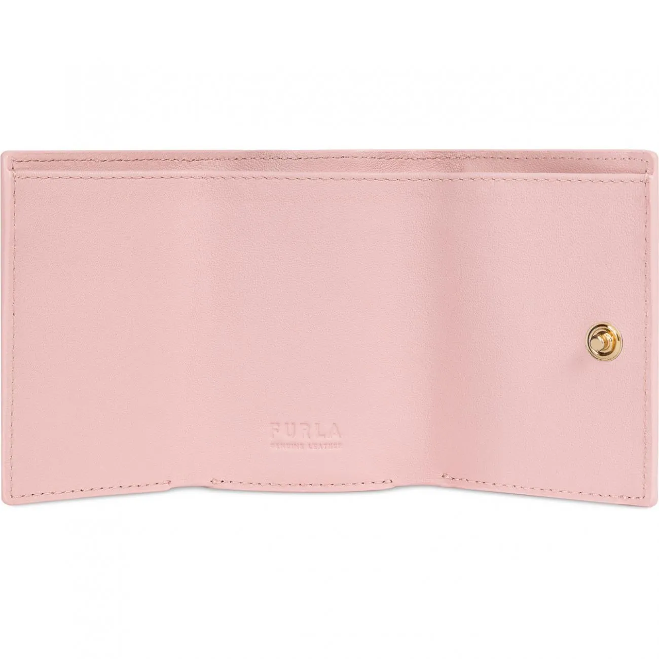 Furla 1927 Small Compact Tri-fold Wallet - Toni Rosa Chiaro