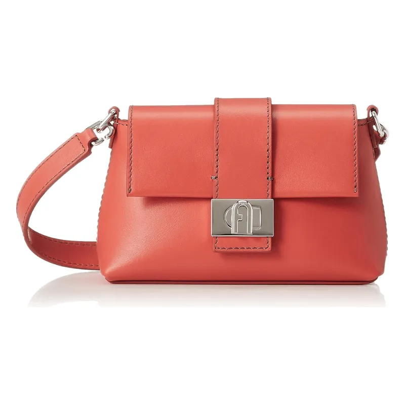 Furla 'Hello Kitty' Charlotte Small Shoulder Bag - Tangerine