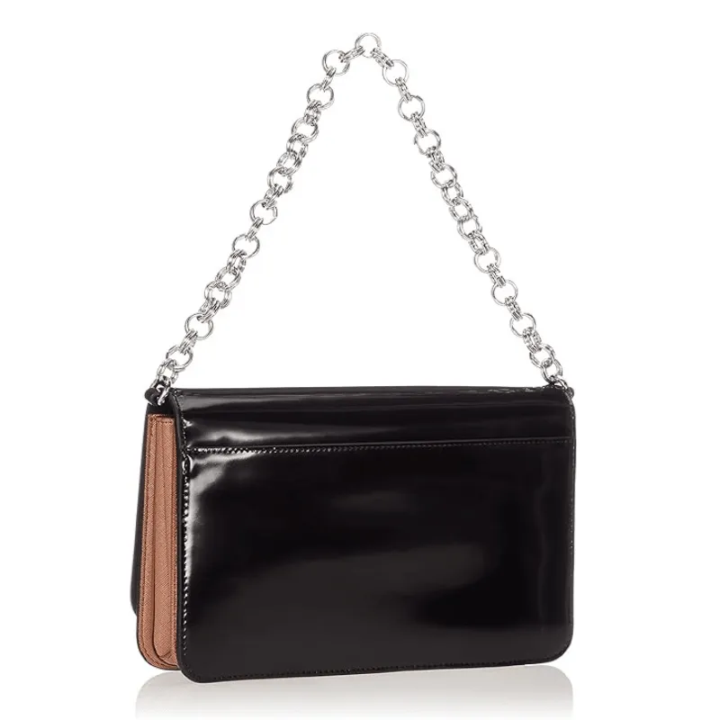 Furla Splendida Small Shoulder Bag - Nero   Cognac