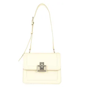 Furla Villa Small Crossbody Bag - White Cotton