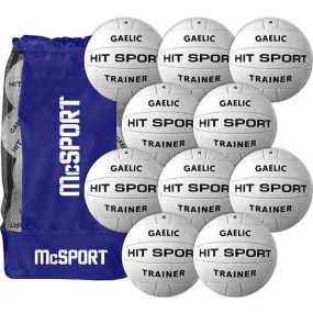 Gaelic Trainer Football | 10 Pack   Bag | Size 4