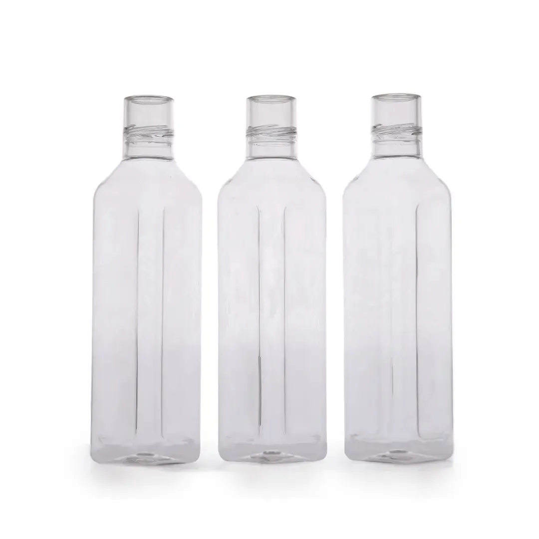 GALOOF Plastic Water Bottle Set Of 6 1000ML | Fridge Water Bottle Set